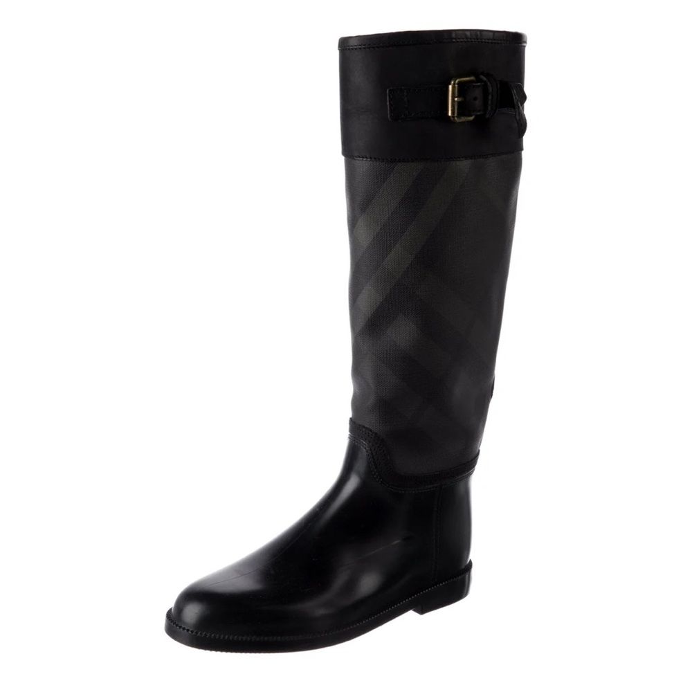 Burberry Black Knee-High Boots